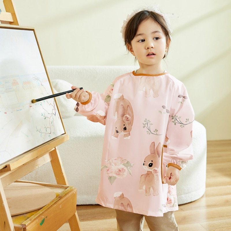 Kitchen Appliances Toys - เสื้อกันเปื้อนเด็กแบบกันน้ำ แขนยาว เหมาะสำหรับเรียนศิลปะ อนุบาล ทำอาหาร งานฝีมือ