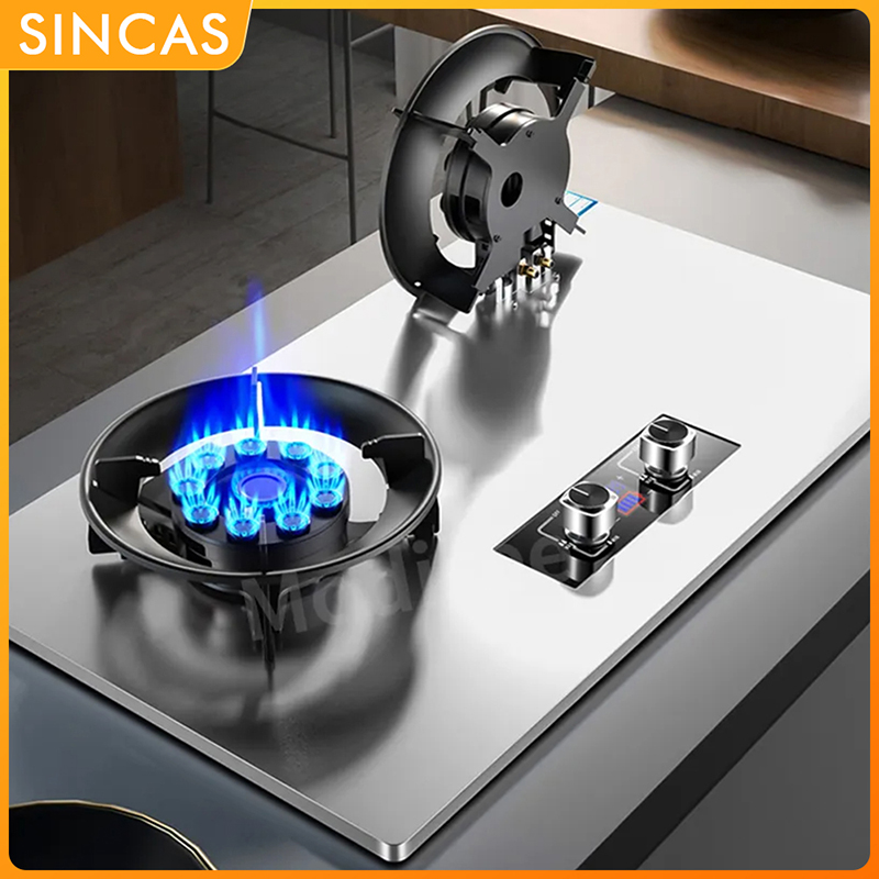 Kitchen Appliances Online - เตาแก๊ส 8.5 กิโลวัตต์ เตาคู่ เตาแก๊สในครัวเรือน เตาแก๊สธรรมชาติ
