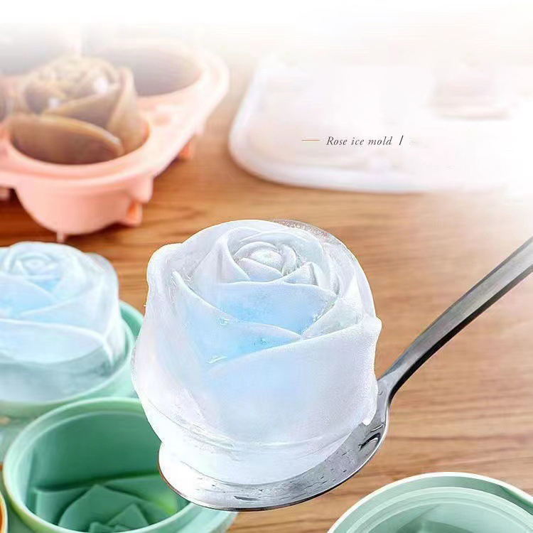 Kitchen Appliances On Sale - 3D Rose Ice แม่พิมพ์ 4 หลุม