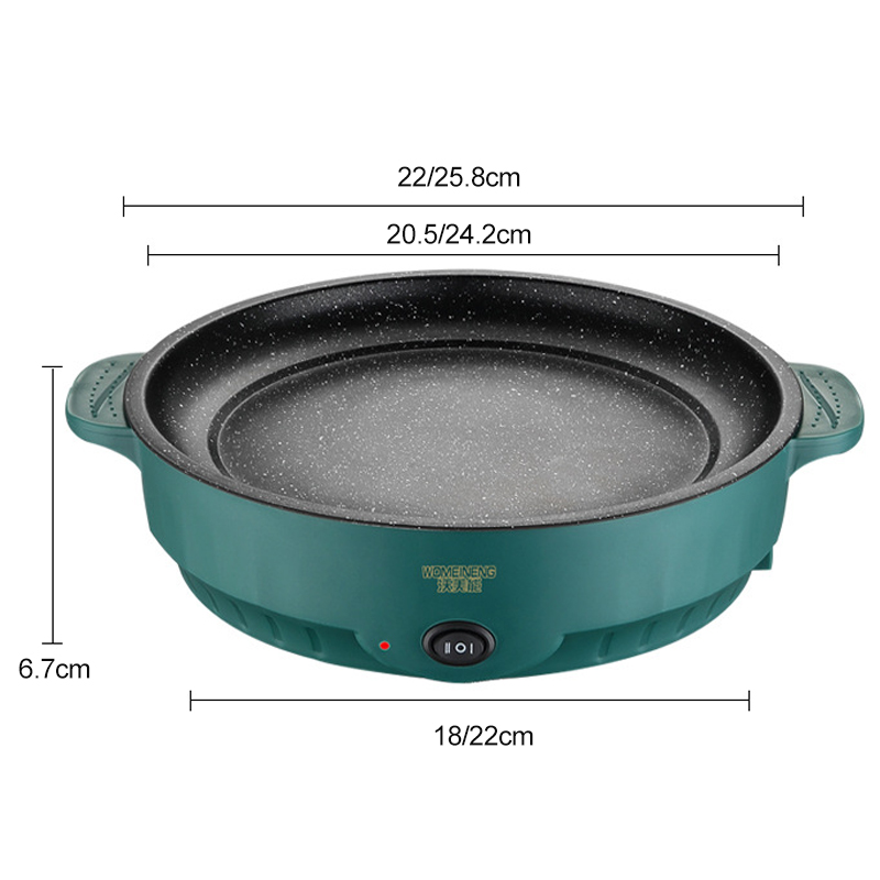 Kitchen Appliances B&Q - หม้อหุงข้าวไฟฟ้า กระทะไฟฟ้า 220V บาร์บีคิวในครัวเรือน ทอดสเต็ก ปลา