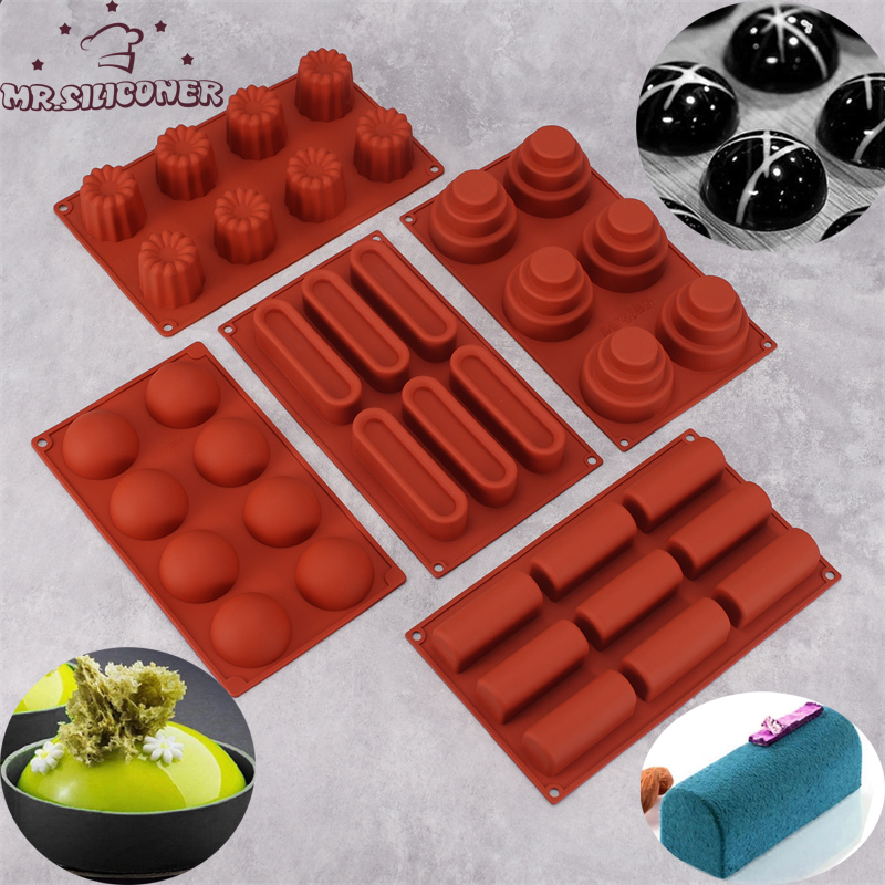 Kitchen Appliances On Sale - 3D Ball รอบครึ่งทรงกลมแม่พิมพ์ซิลิโคนสําหรับ DIY เบเกอรี่พุดดิ้งมูสช็อกโกแลตเค้กแม่พิมพ์อุปกรณ์ครัวเครื่องมือ