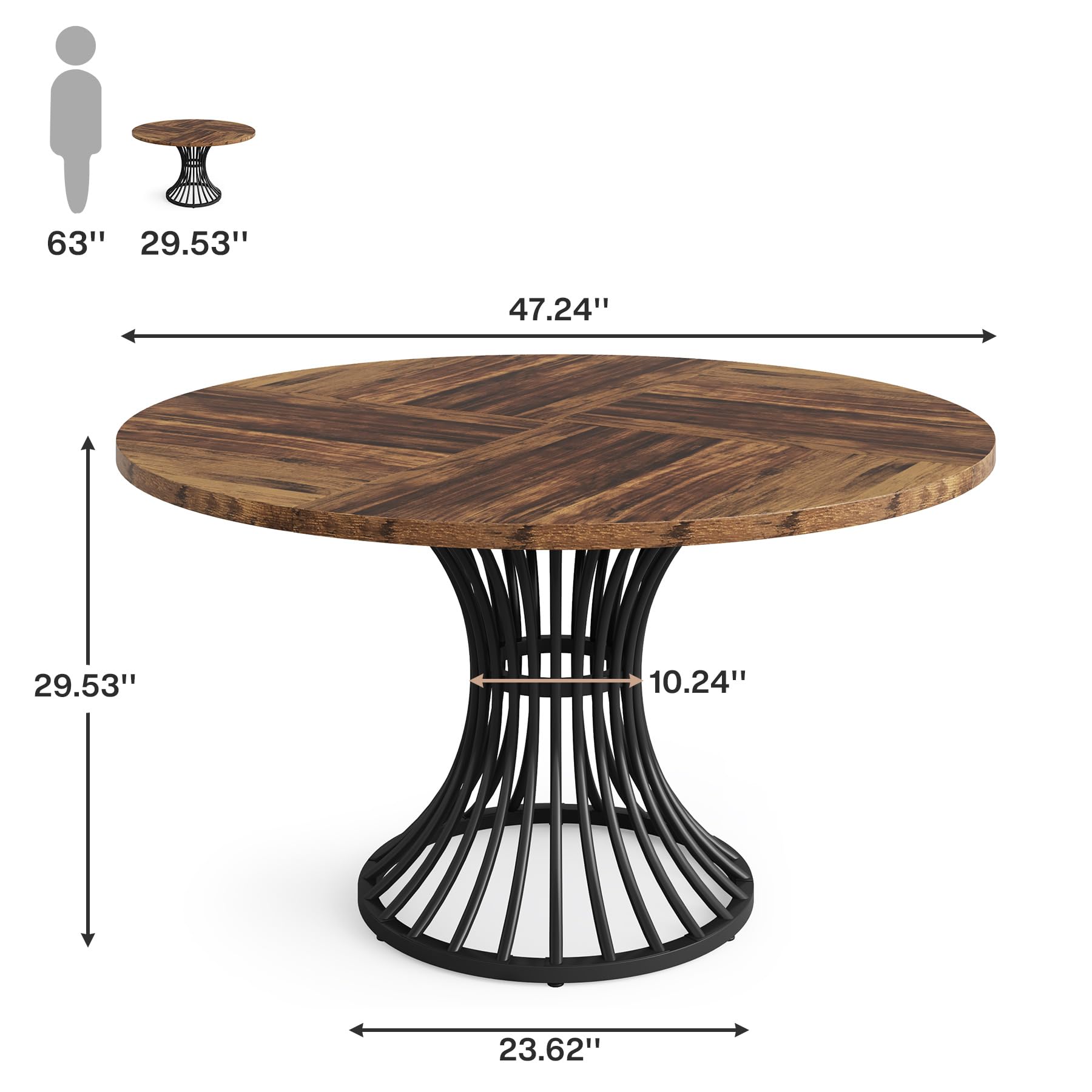 Tribesigns โต๊ะรับประทานอาหารท - Kitchen Appliances Table บทวิจารณ์และราคา
