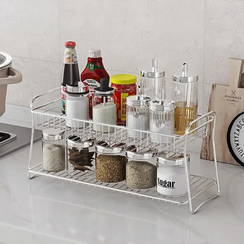 ชั้นวางของบนเคาน์เตอร์ 2 ชั้น  - Kitchen Appliances Table บทวิจารณ์และราคา