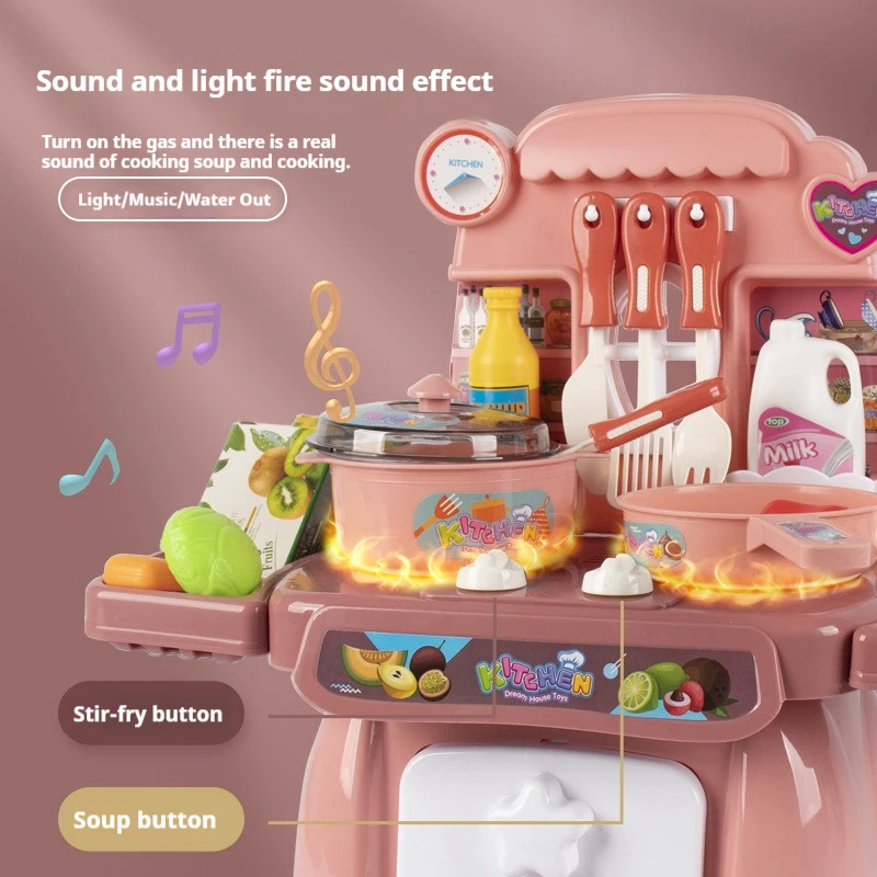 ชุดครัวจำลองพร้อมไฟและเสียง ขอ - Kitchen Appliances For Kids บทวิจารณ์และราคา