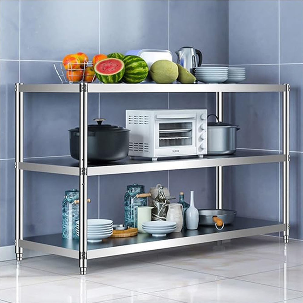 ชั้นวางของสแตนเลส,ชั้นเก็บของใ - Kitchen Appliances Table บทวิจารณ์และราคา