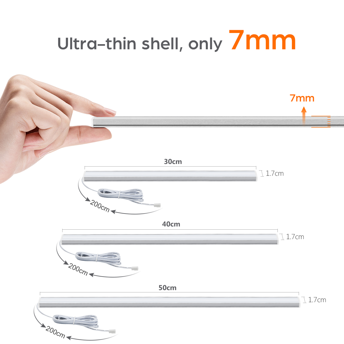 1-6pcs ห้องครัว LED ภายใต้ตู้  - Kitchen Appliances Online บทวิจารณ์และราคา