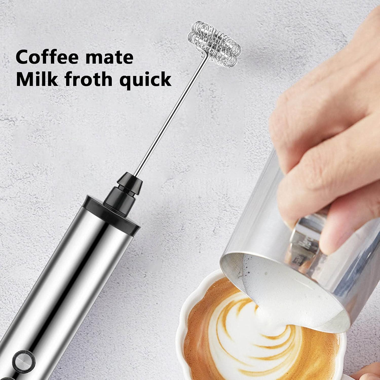 เครื่องตีฟองนมไฟฟ้าแบบมือถือ M - Kitchen Appliances B&Q บทวิจารณ์และราคา