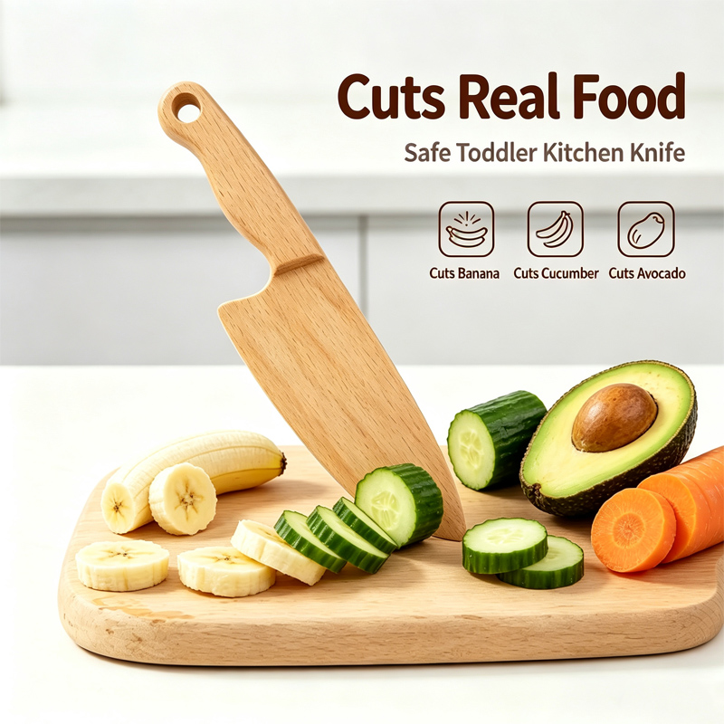 ไม้เด็กมีดสําหรับทําอาหารปลาน่ - Kitchen Appliances For Kids บทวิจารณ์และราคา