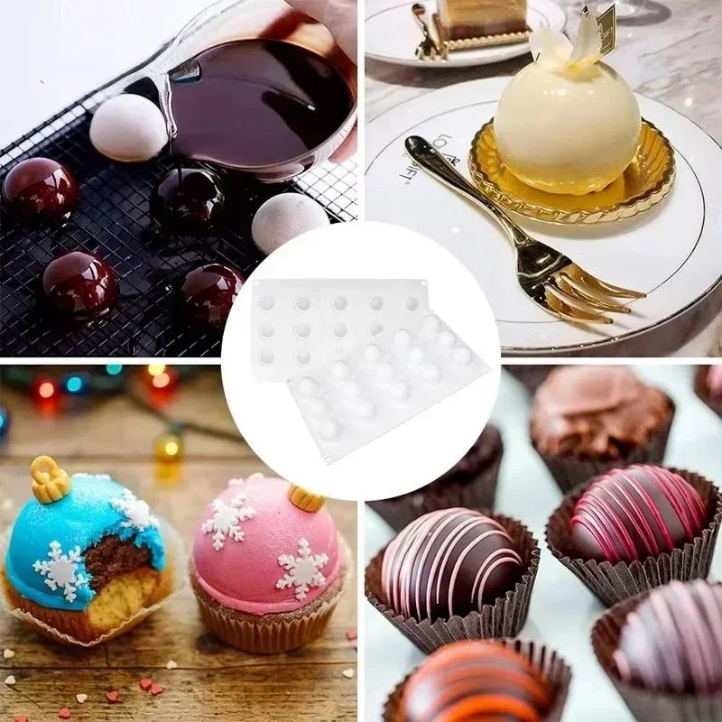 3D Sphere แม่พิมพ์ซิลิโคนสําหร - Kitchen Appliances On Sale บทวิจารณ์และราคา