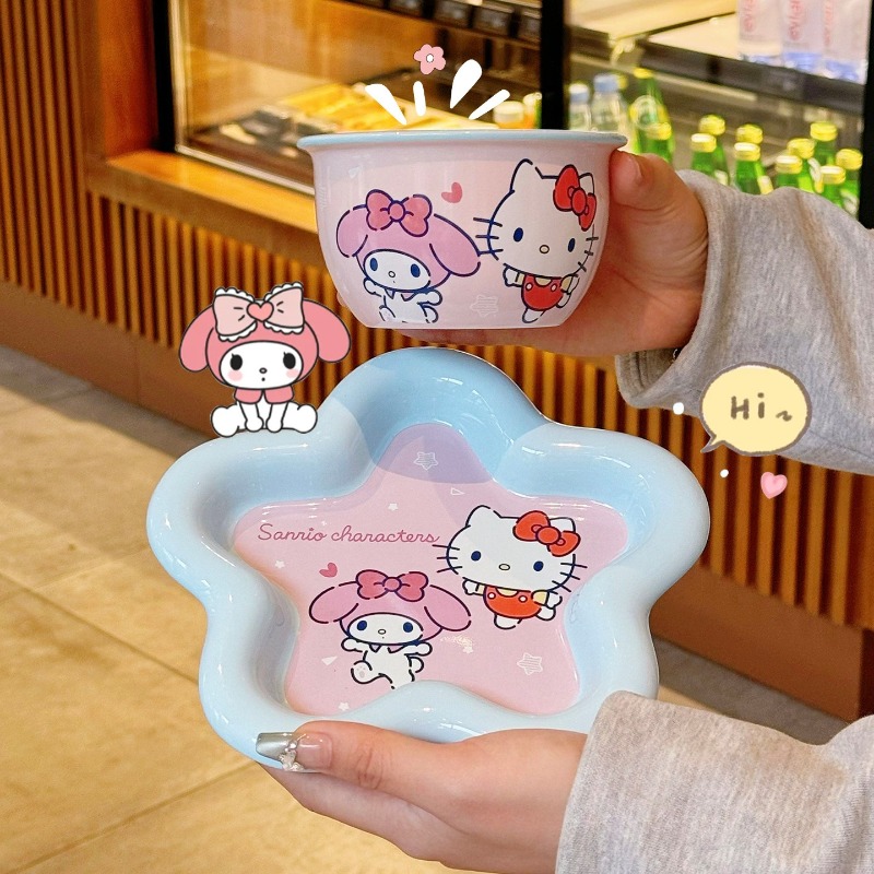 ชุดเซรามิคลายการ์ตูนแมว ชุดอาห - Kitchen Appliances Brand บทวิจารณ์และราคา