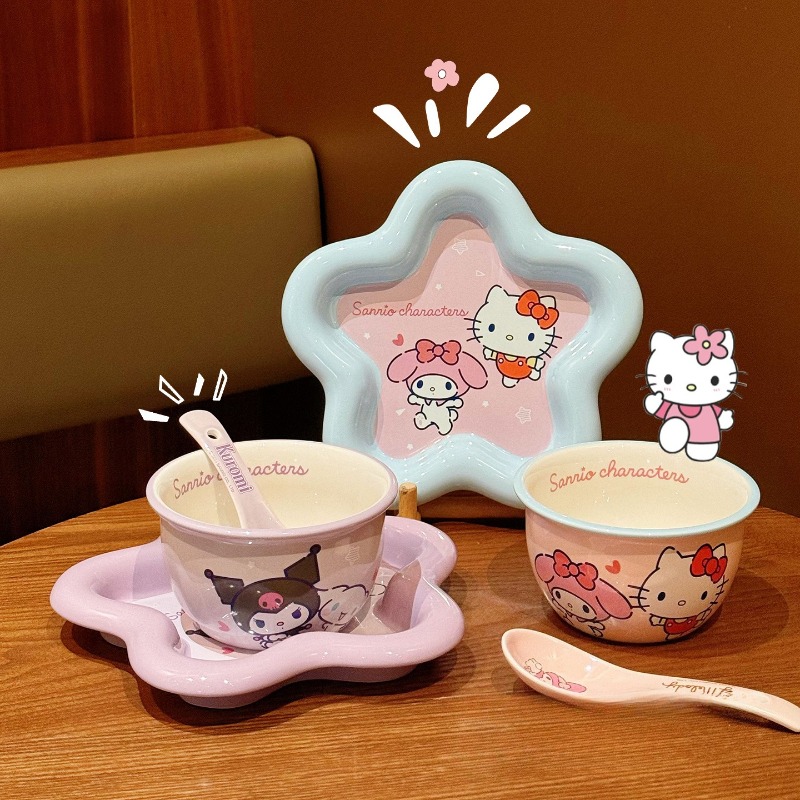 ชุดเซรามิคลายการ์ตูนแมว ชุดอาห - Kitchen Appliances Brand บทวิจารณ์และราคา