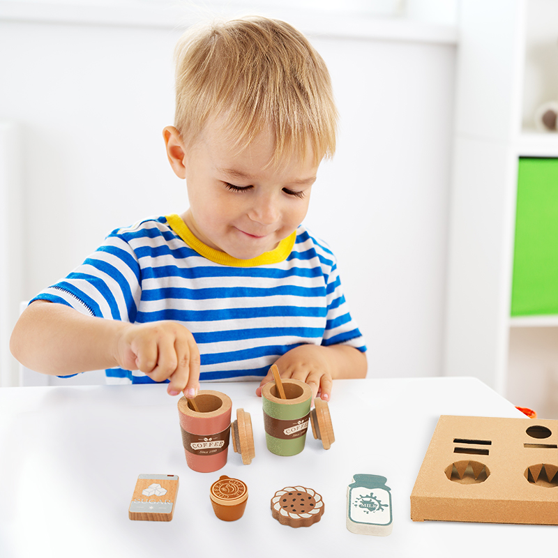 เด็กกาแฟชุดของเล่นเด็กวัยหัดเด - Kitchen Appliances For Kids บทวิจารณ์และราคา