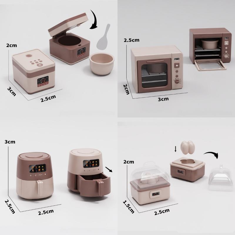ใหม่【1 ชิ้น เตาอบไมโครเวฟ หม้อ - Kitchen Appliances Toys บทวิจารณ์และราคา